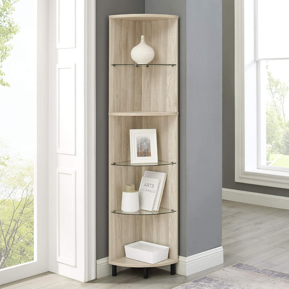 48 Inch Dark Walnut Bookcase P10887