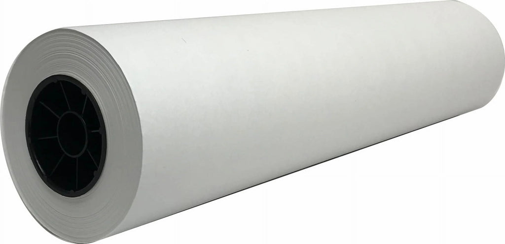 White Kraft Butcher Paper Roll 24" x 400' Uncoated Unwaxed V85641