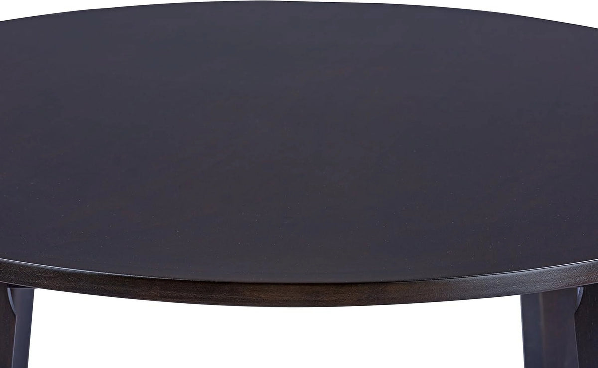 Round Dining Table Dark Brown G218