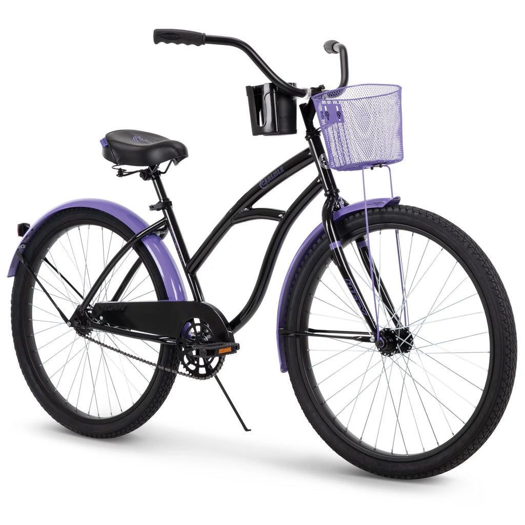 Black and Purple Cruiser Bicycle W9993