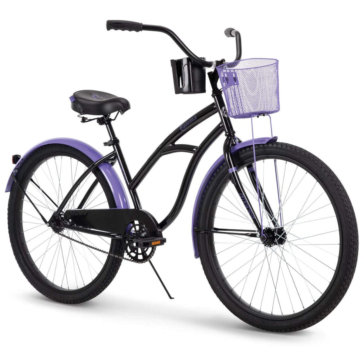 Black and Purple Cruiser Bicycle W9993