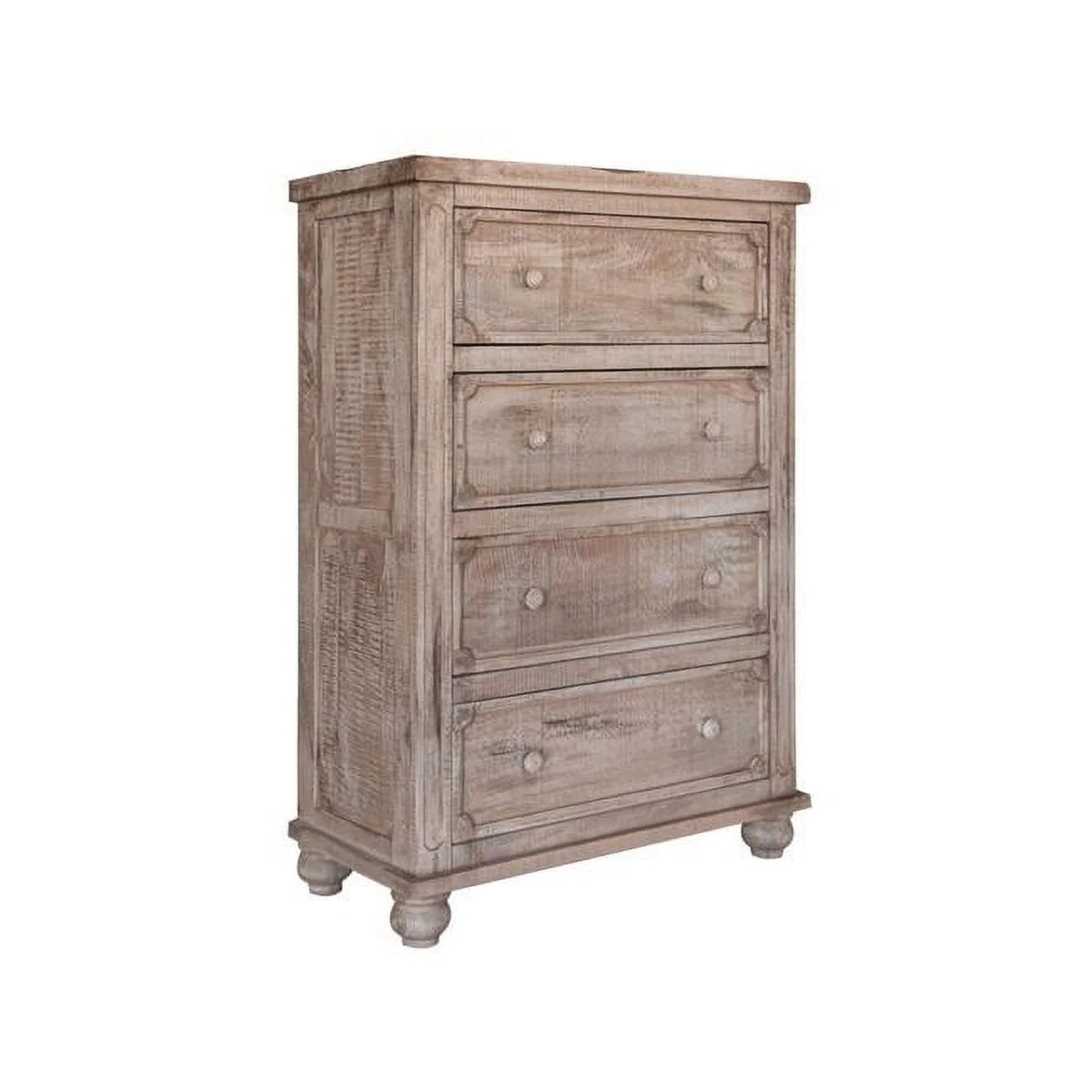 Natural Solid Wood Four Drawer Chest O771