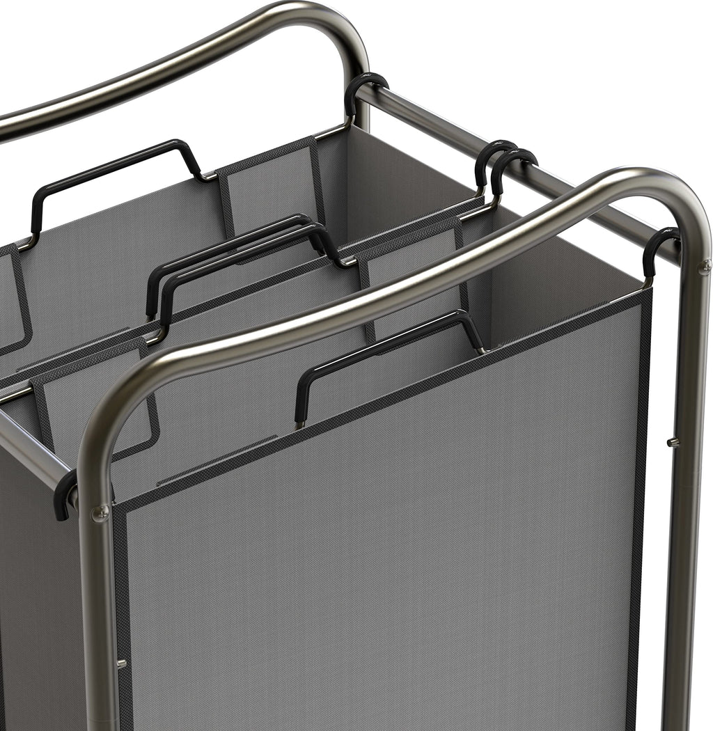 2 Bags Laundry Sorter Dark Grey W881