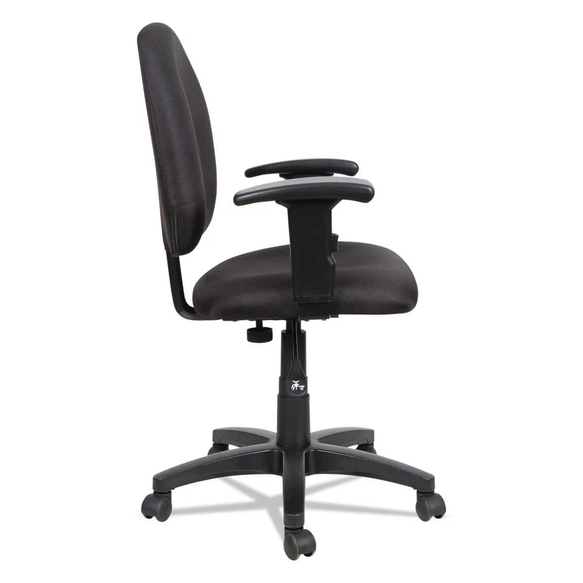Black Swivel Task Chair with Adjustable Arms J6111