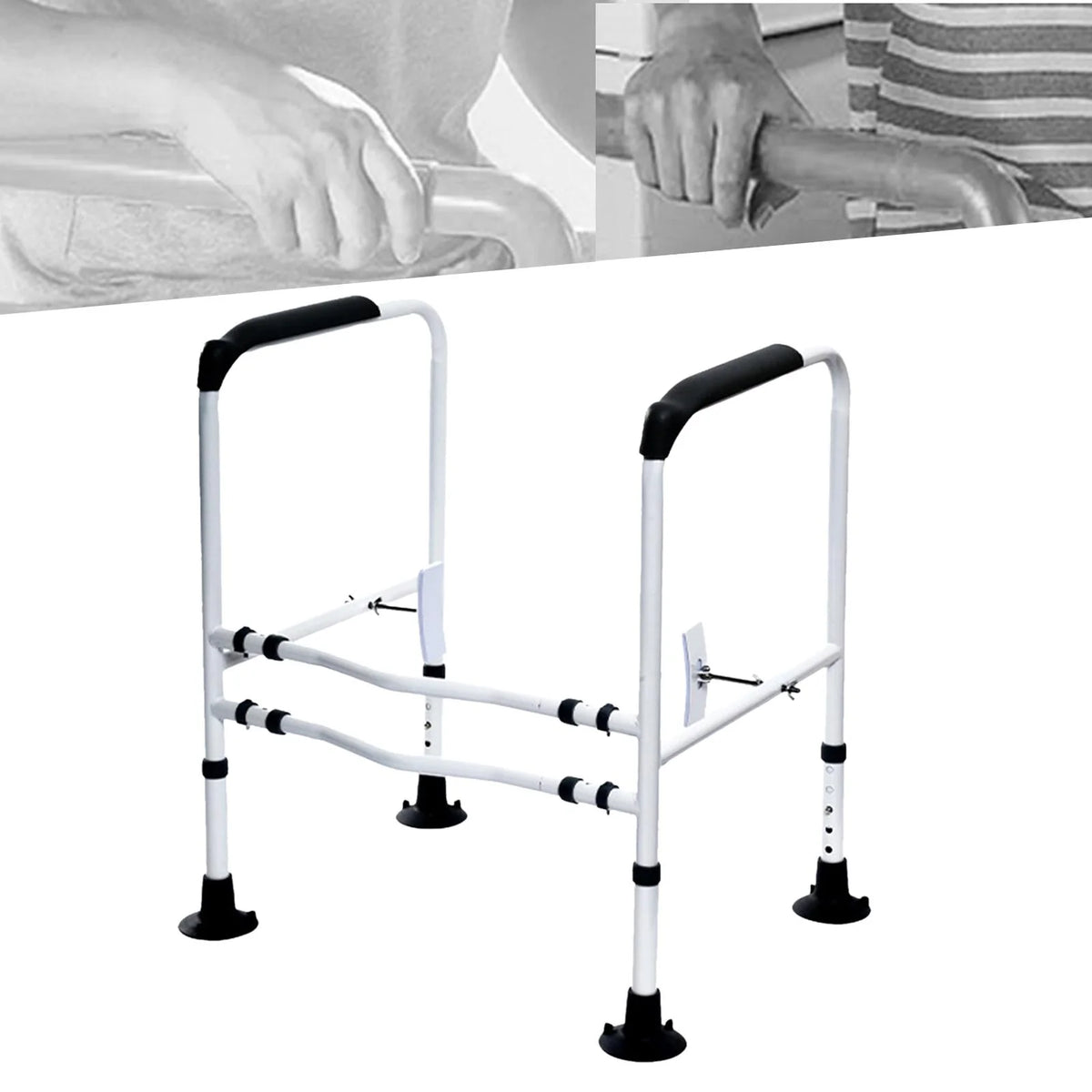 Black Toilet Grab Bar O35877