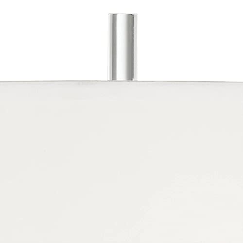 30" Tall Glass Column End Table Lamps Set of 2 Q923