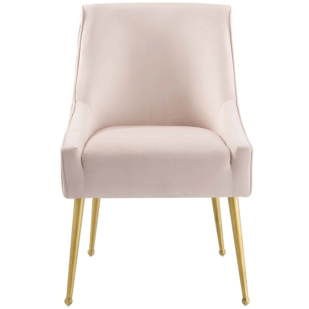 Pink Upholstered Velvet Dining Chair J104