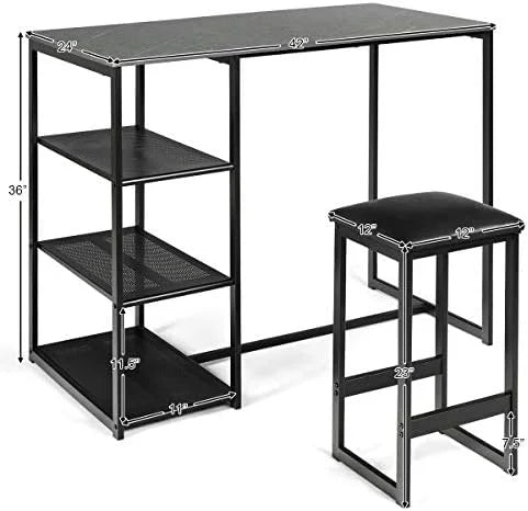 3 Piece Dining Table and Chairs Set T25314