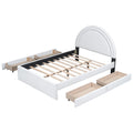 Upholstered Platform Bed With Four drawers Full W2292