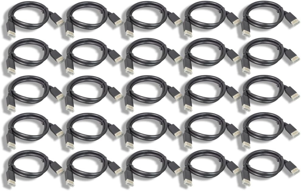 DisplayPort Cable 6' 30 Pack H100
