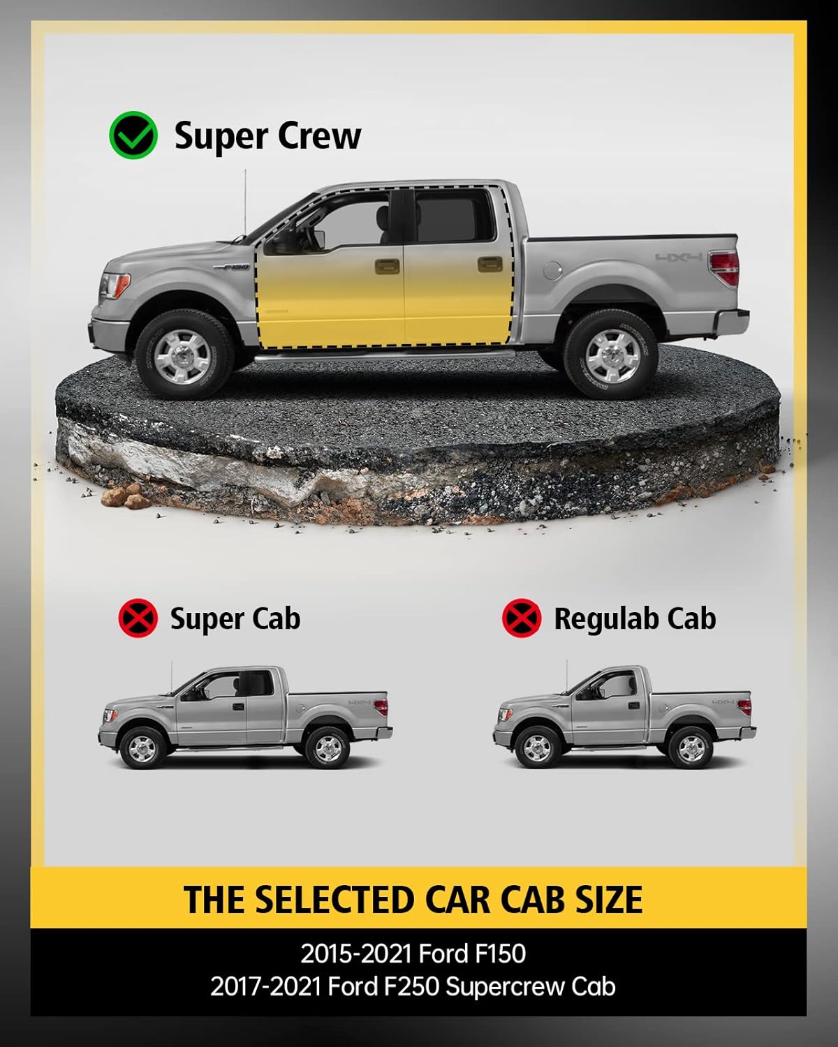 Running Boards Side Steps Nerf Bars T619