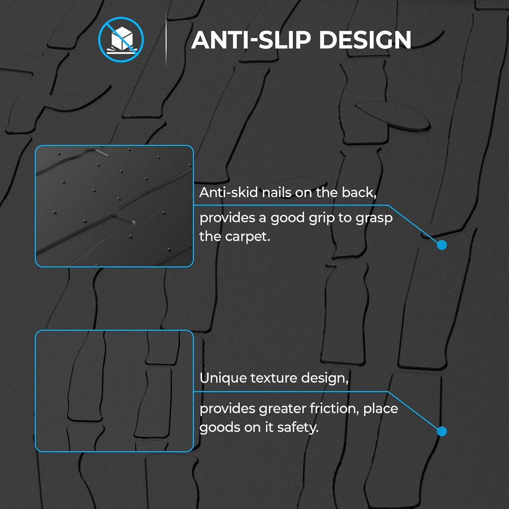 Black All Weather Cargo Trunk Liner Pack of 2 Q130972