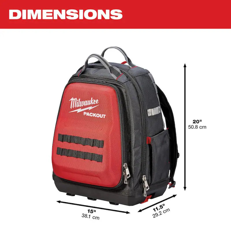 15 in. Tool Backpack with 9-Piece Tool Set H366914