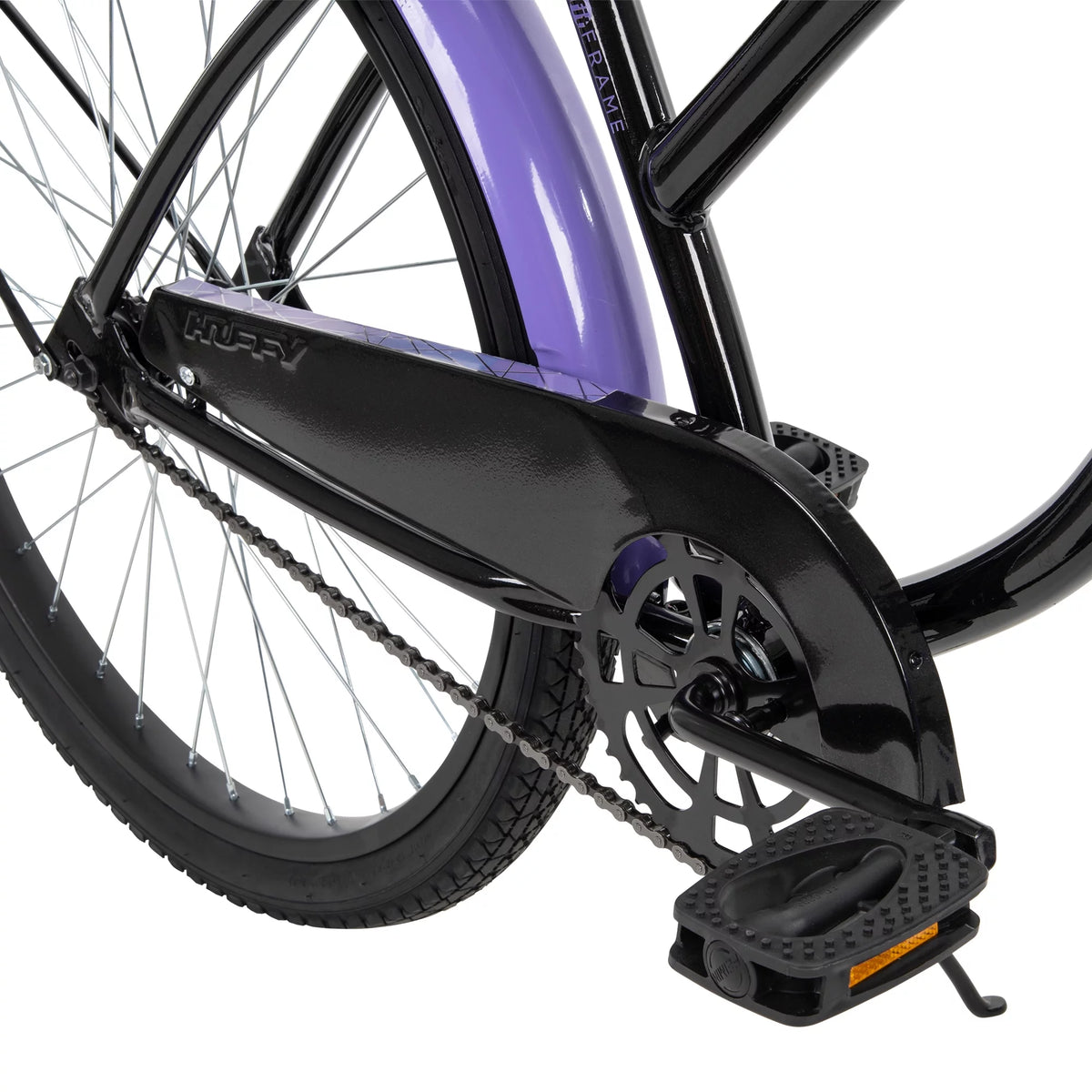 Black and Purple Cruiser Bicycle W9993