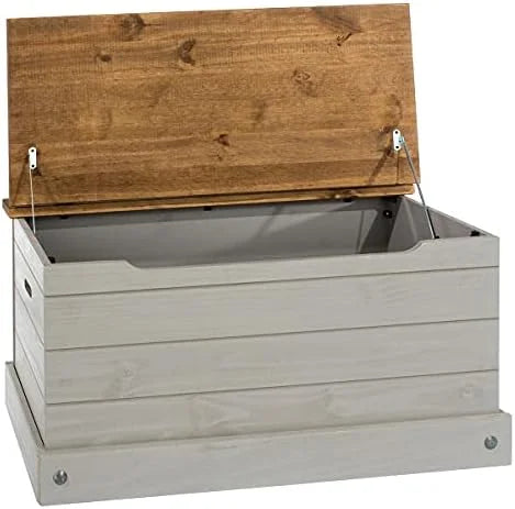 White Distressed Wooden Entryway Bench I36257