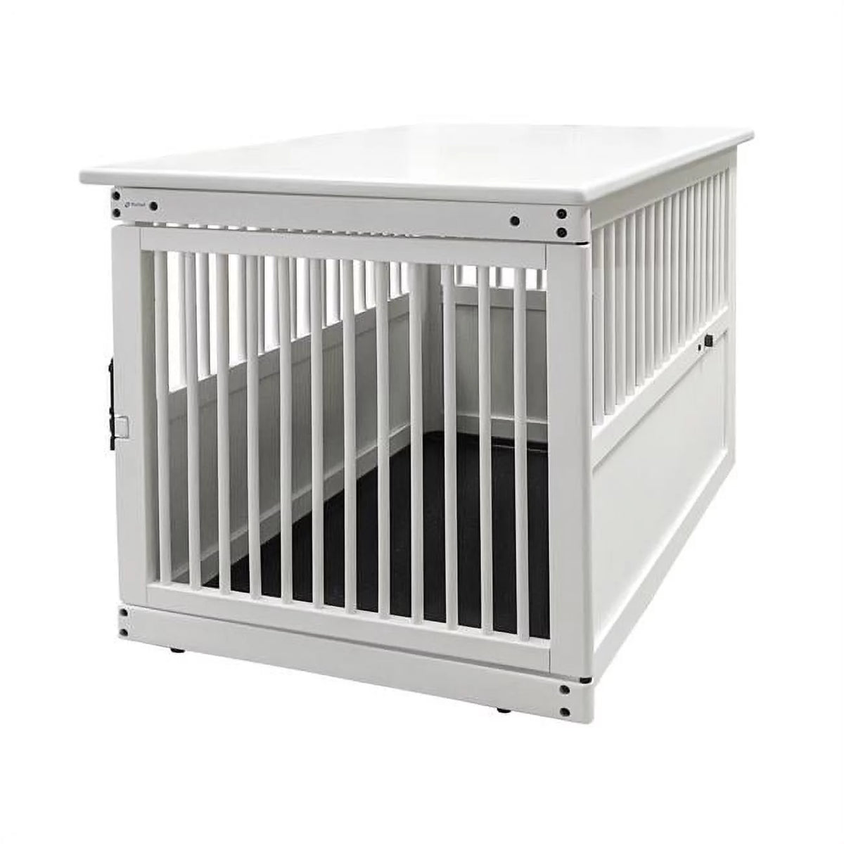 White Wooden End Table Y6793