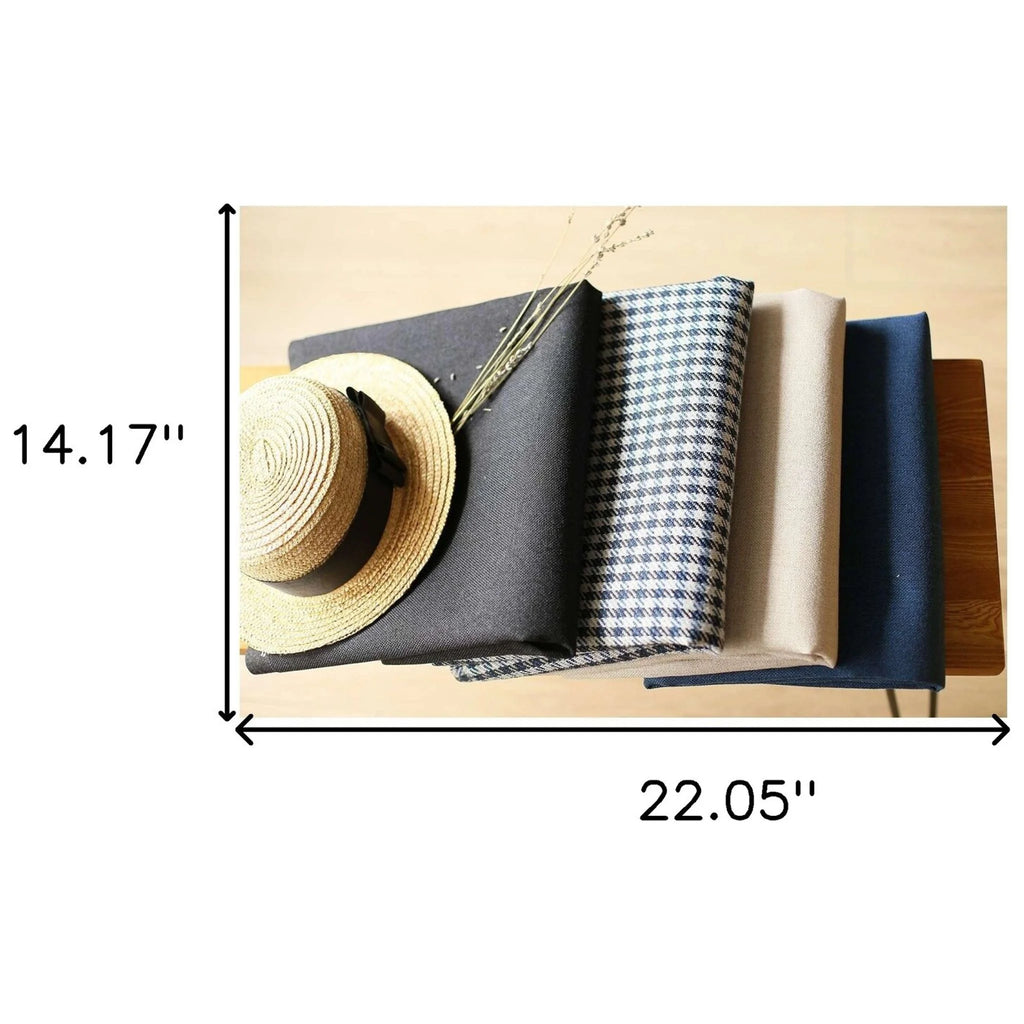 Set Of Four Grey And Black Geometric Polyester Lumbar Pillow Y519