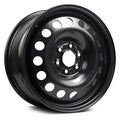 17x22 Steel Wheel 6 Lug Black D231700