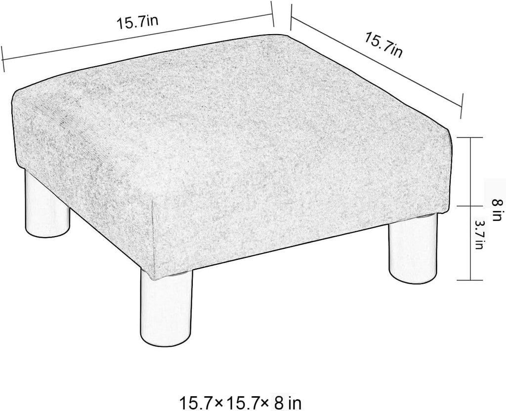 Velvet Ottoman Footstool M163820