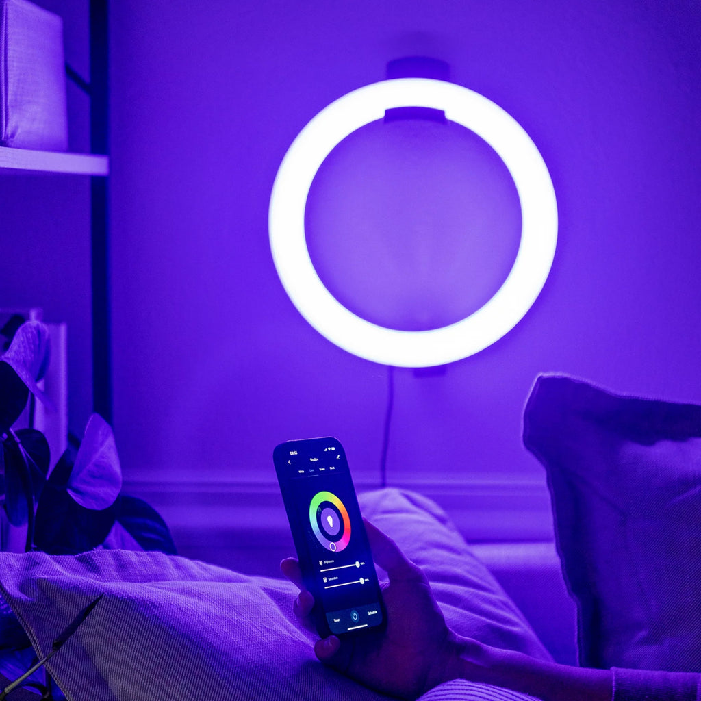 LED Ring Lamp and Vlogging Light Kit with Tripod Stand D952386