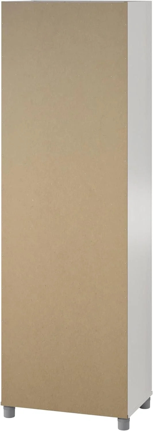 24" Utility Storage Cabinet in Ivory Oak D496