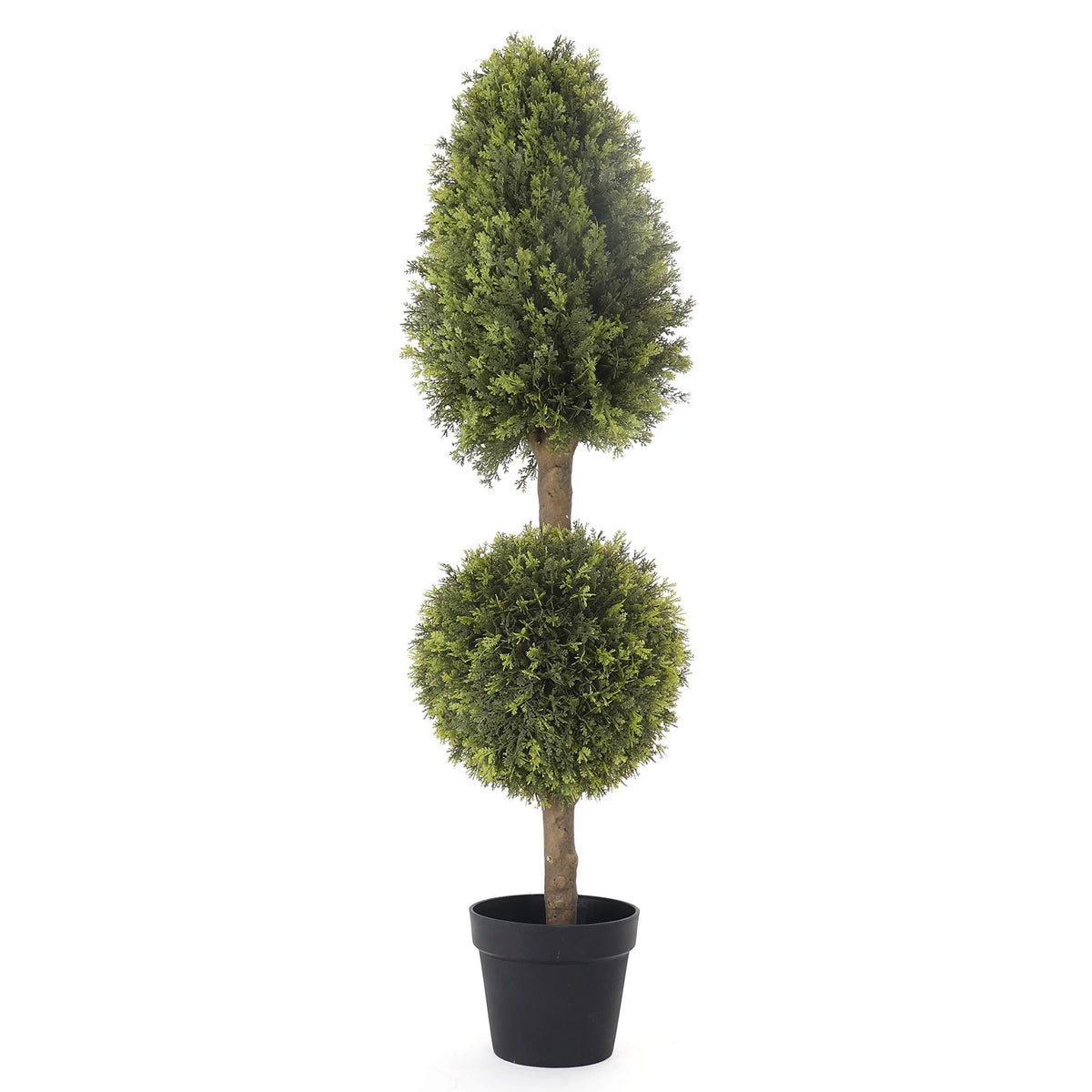 Artificial 4' Topiary Ball Tree 2 Pack F90559