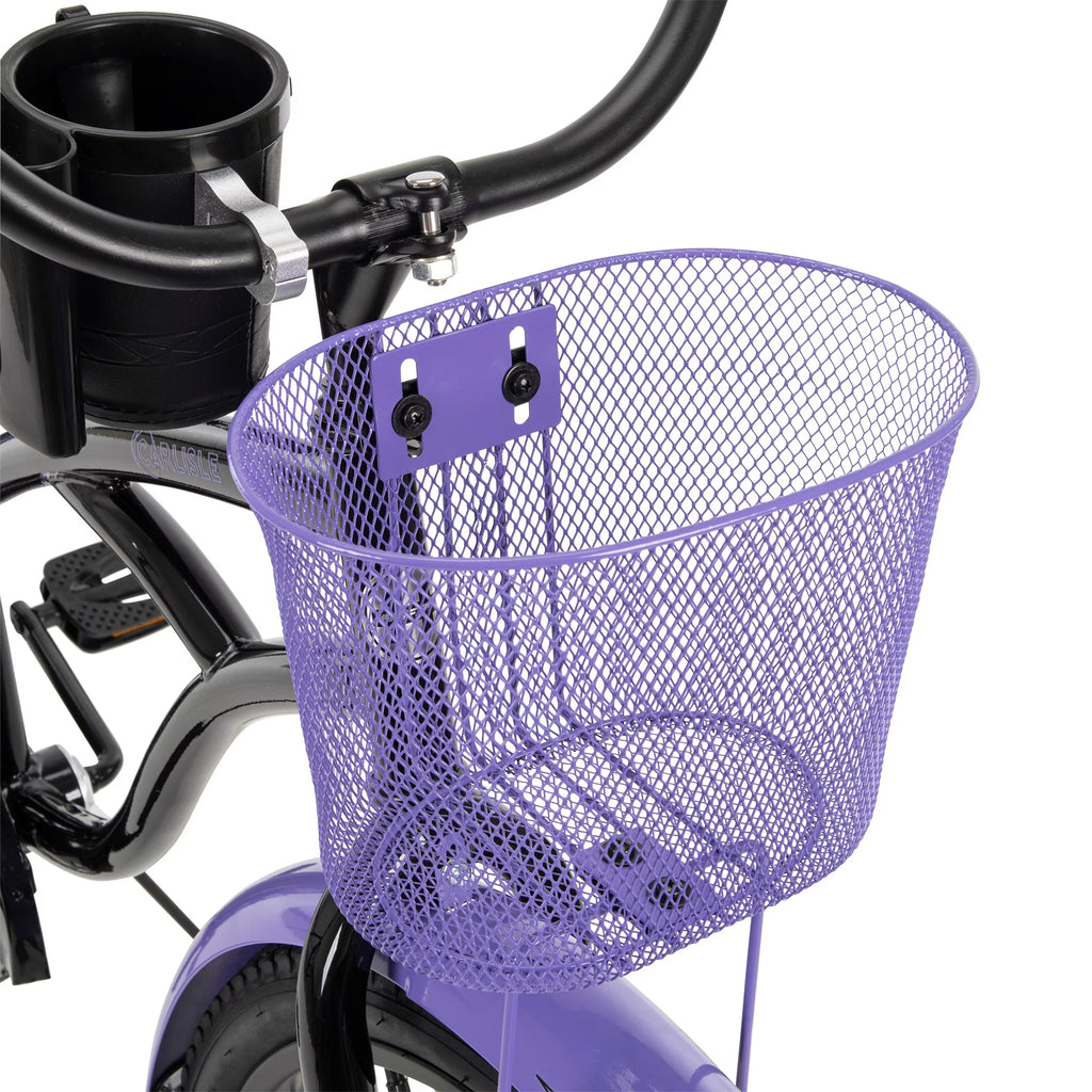 Black and Purple Cruiser Bicycle W9993