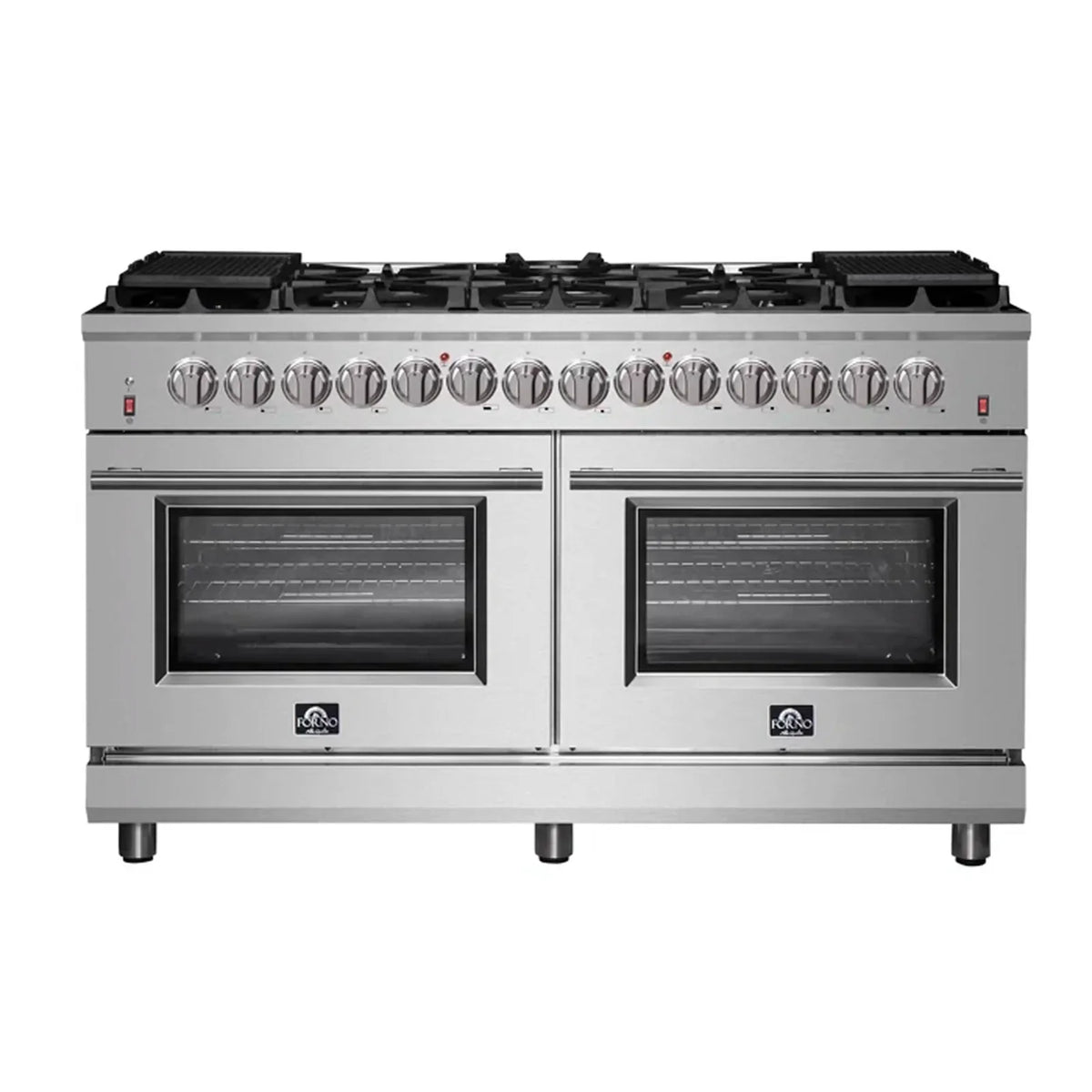 60″ Freestanding Dual Fuel Range with 10 Burners Y579
