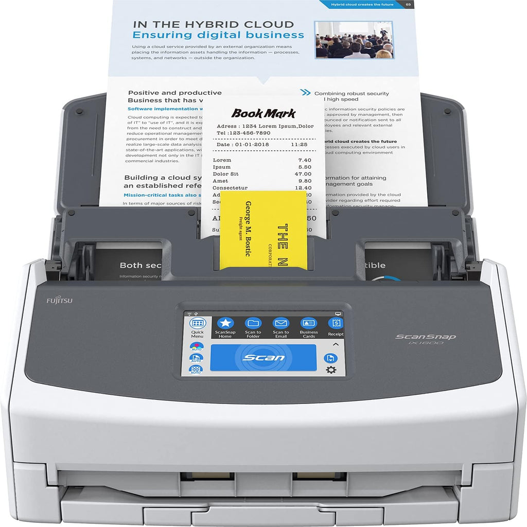 Black Document Scanner W931