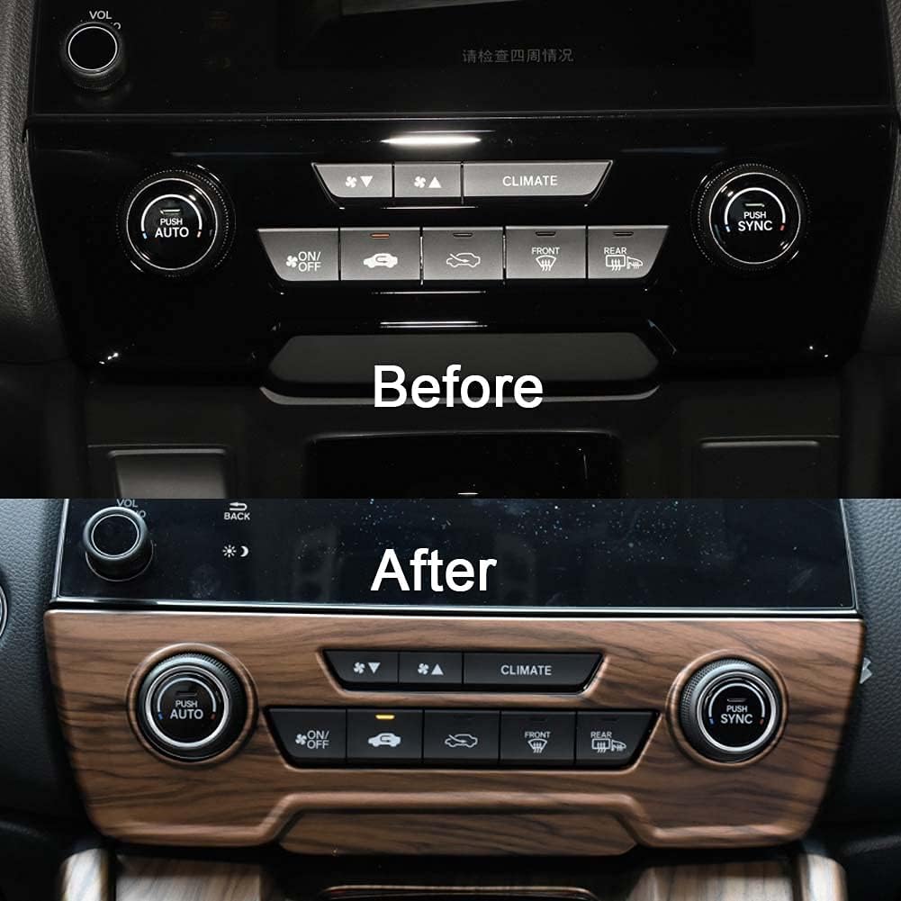 Honda CR-V Peach Wood Air Vent Dashboard Trim I1671