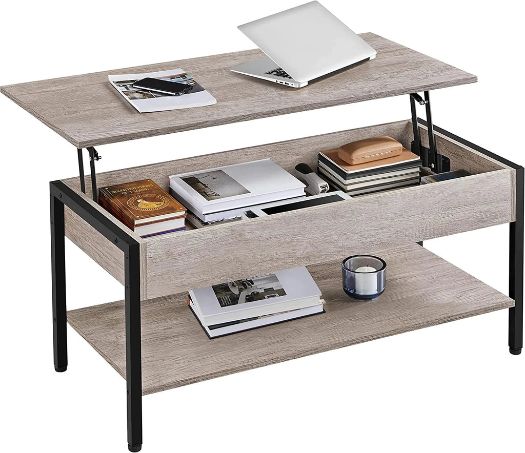 41 in Lift Top Coffee Table with Hidden Storage Compartment J940340