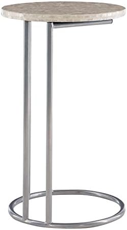 Silver Metal Accent C Table E998