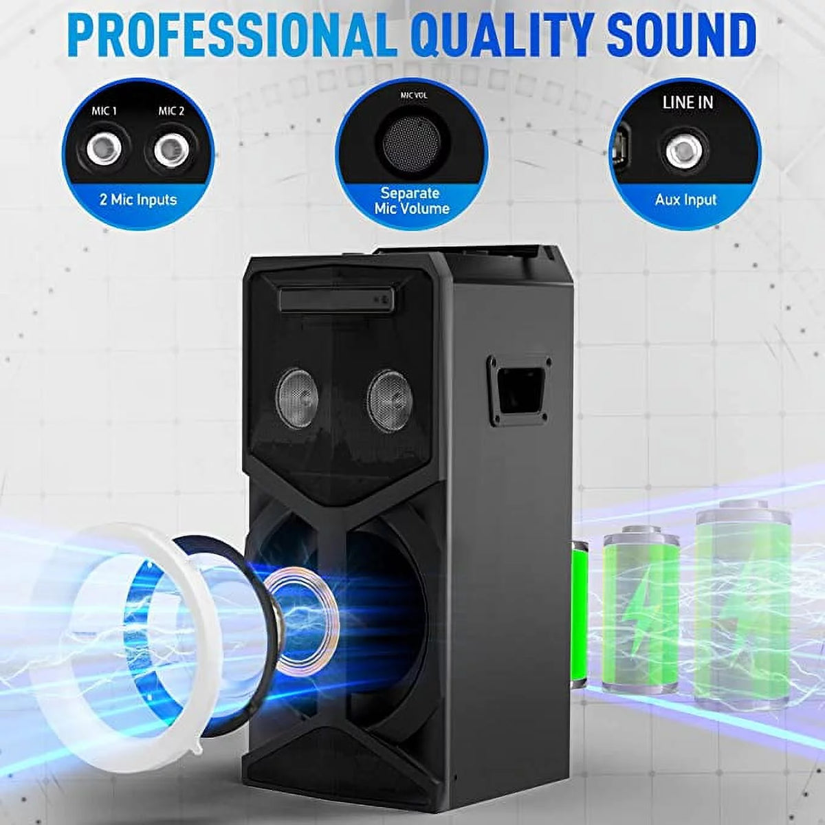 800W Multimedia Bluetooth Speaker System Q243