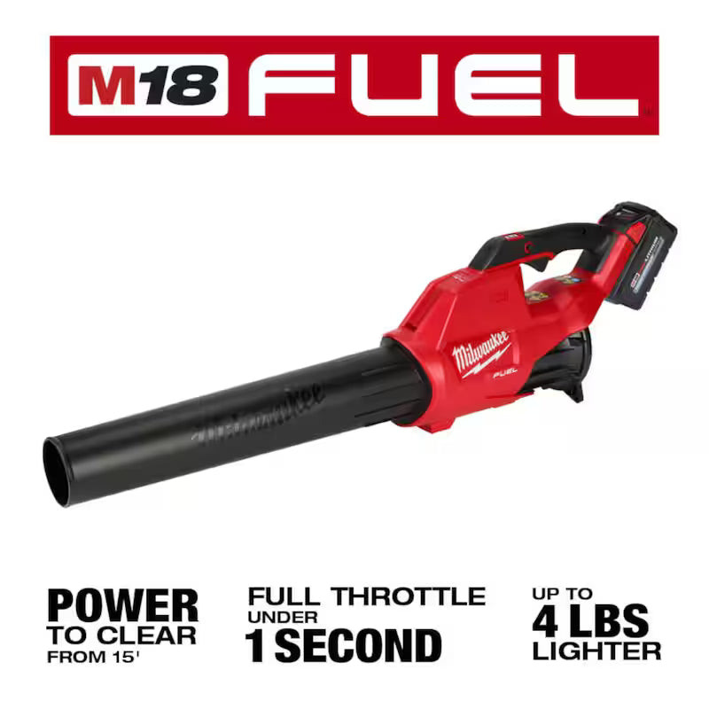 120 MPH 450 CFM 18-Volt Cordless Handheld Blower Kit with Hedge Trimmer A788618
