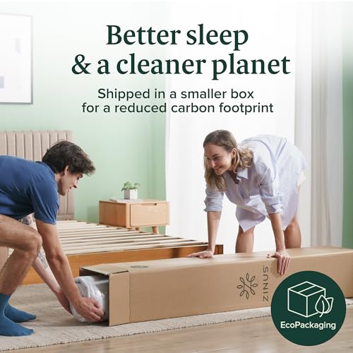 5 Inch Green Tea Memory Foam Mattress, Twin, Medium Firm A7976