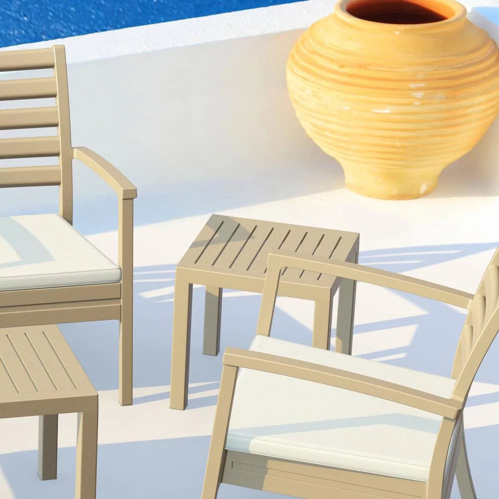 Square Resin Side Table S14239