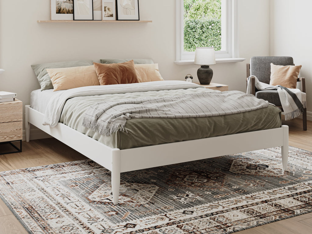 Espresso Solid Wood Platform Bed M771069