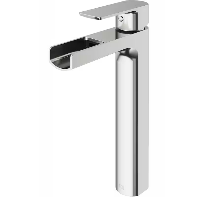 Single Handle Brushed Nickel Bathroom Faucet S783975