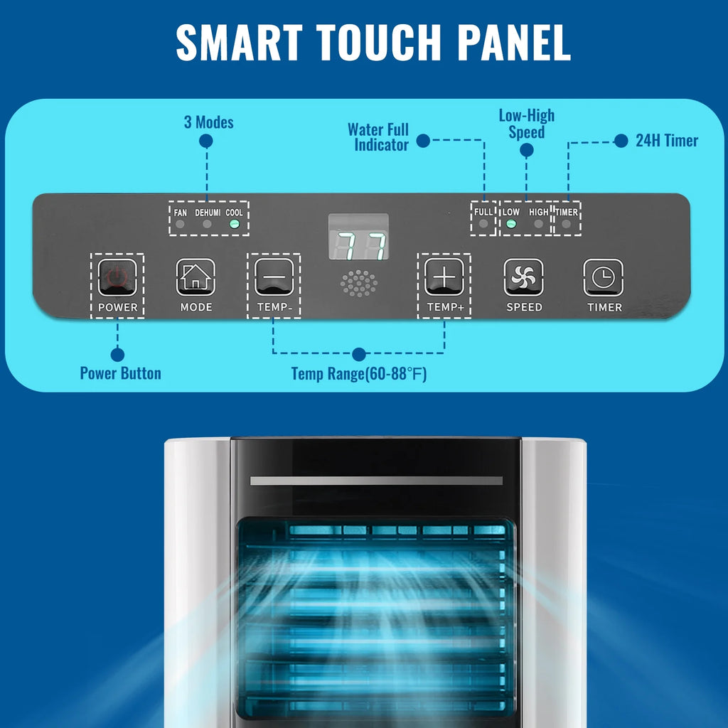 Compact 8000 BTU 3-in-1 Air Conditioner N9125