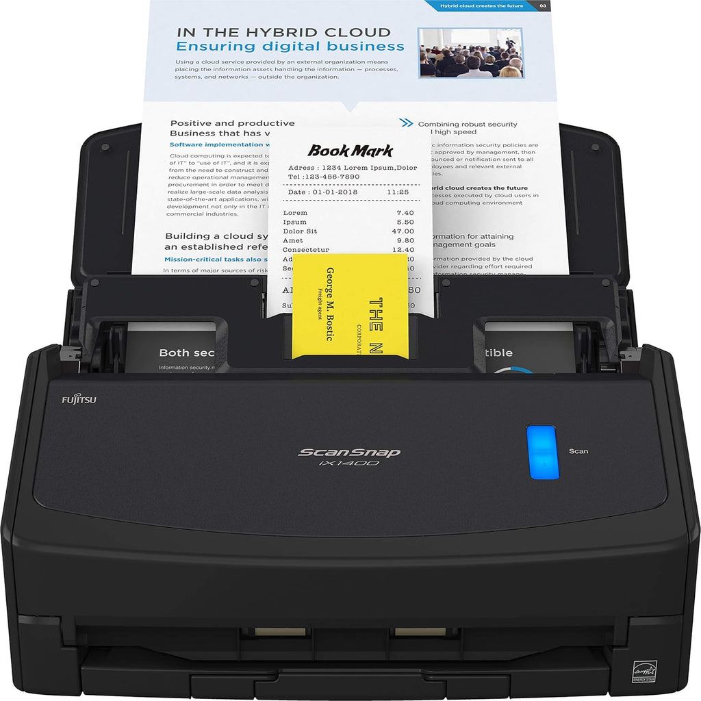 Black Document Scanner W931