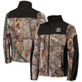 Realtree Camo/Black Softshell Full-Zip Jacket A2372