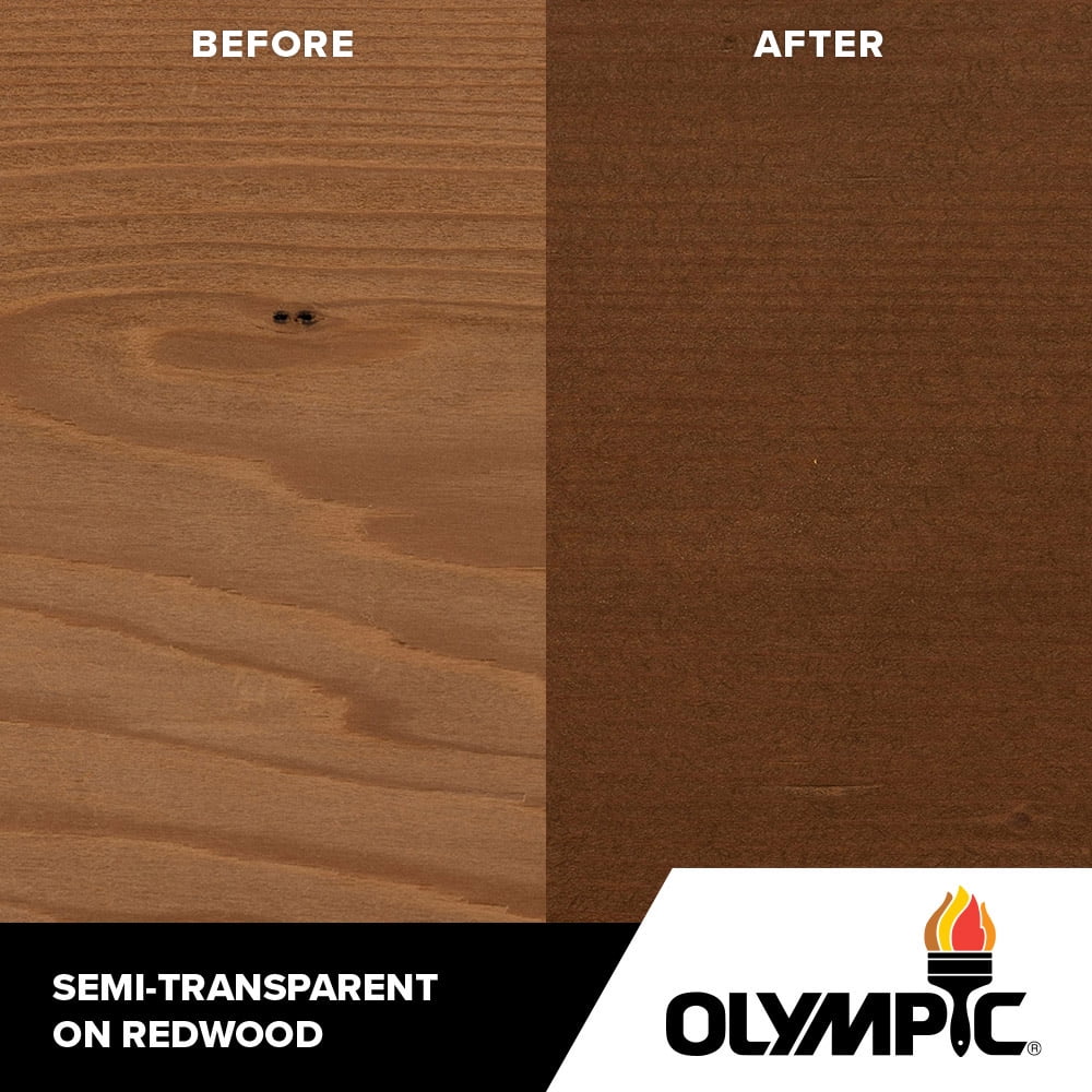 Teak Semi-Transparent Exterior Stain and Sealer 5 gal. Q583954