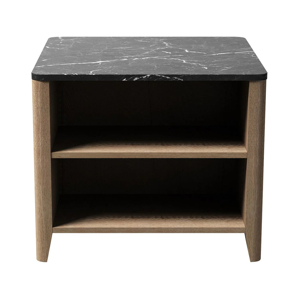 Tobacco Wood Grain Coffee Table with 2 Open Shelf O8215