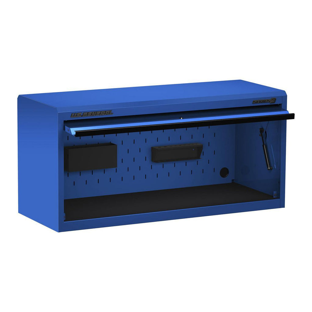 56 in. x 22 in. Blue Work Center Hutch Z53890