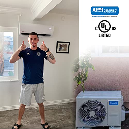 12000 BTU - 36000 BTU Mini Split Air Conditioner Ductless Inverter System with Heat Pump D69572