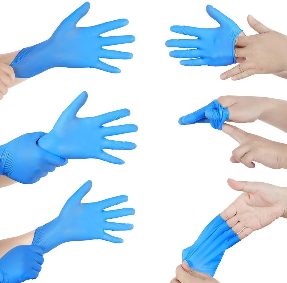 1000pc Blue Nitrile Exam Gloves E931745