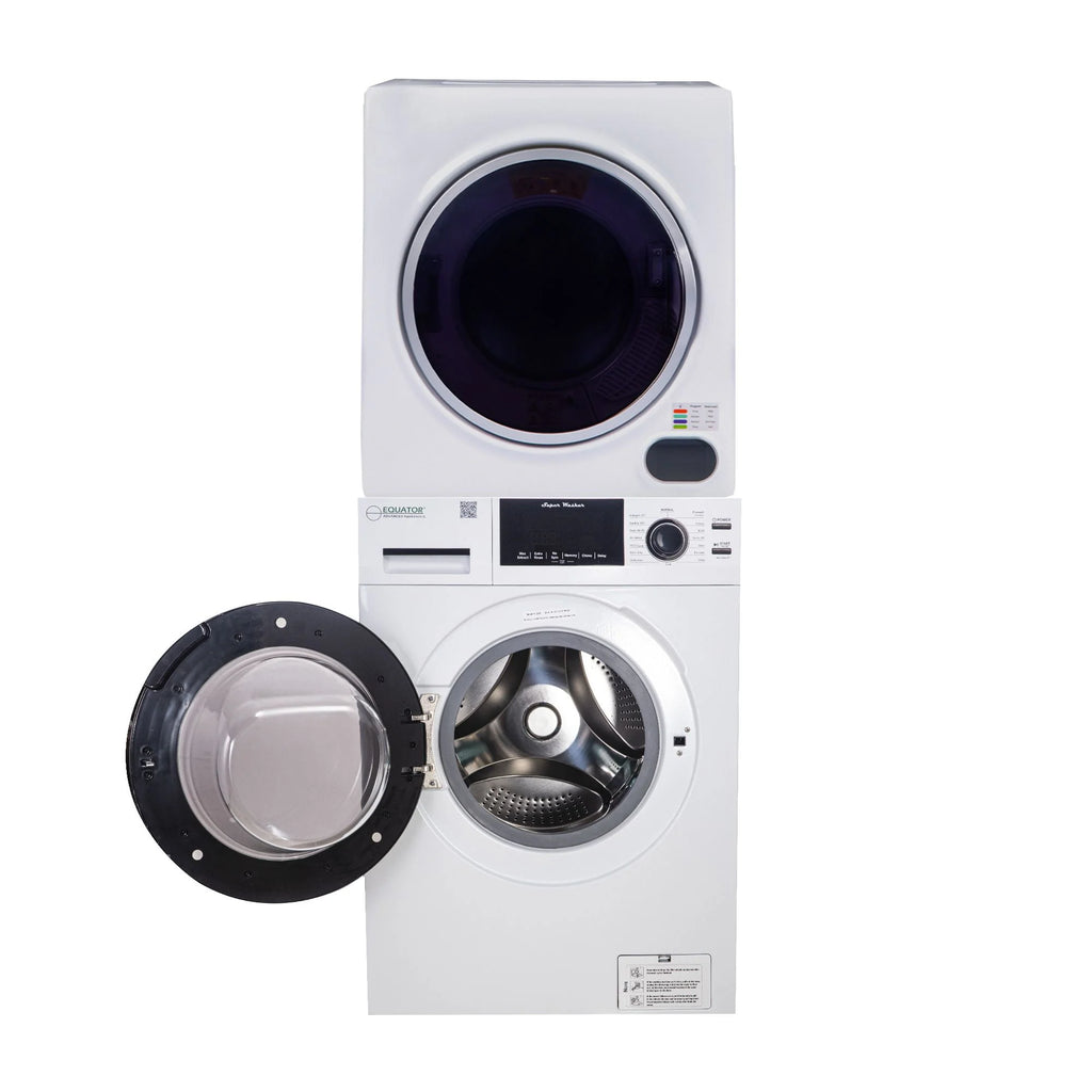 Compact 110V Washer and Vented 3.5cf Dryer D219