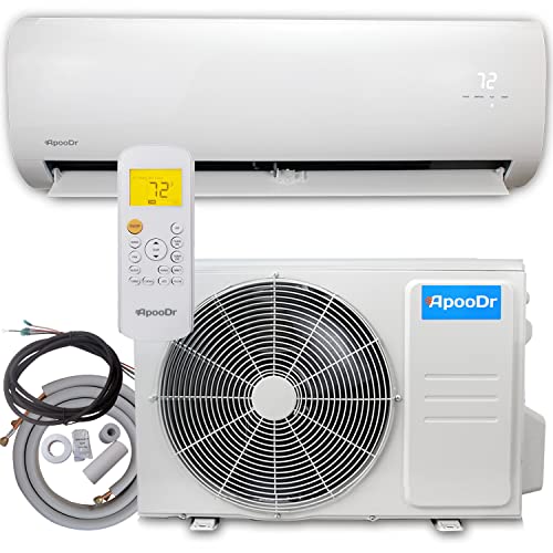 12000 BTU - 36000 BTU Mini Split Air Conditioner Ductless Inverter System with Heat Pump D69572