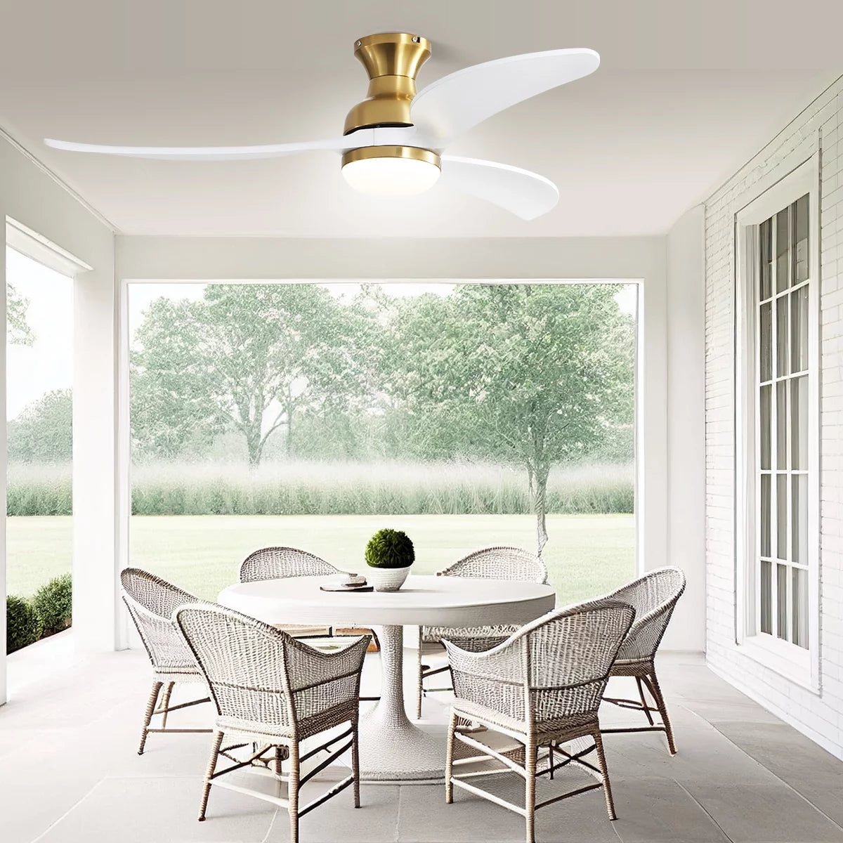 52" Smart Ceiling Fan with Remote Control U51813