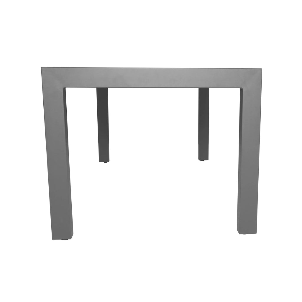 6 Seater Aluminum Dining Set with Tempered Glass Top N1902